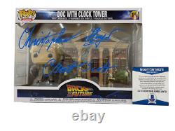 Christopher Lloyd Signed Back To The Future Town Clock Tower Funko Beckett 15