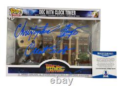 Christopher Lloyd Signed Back To The Future Town Clock Tower Funko Beckett 16
