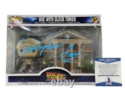 Christopher Lloyd Signed Back To The Future Town Clock Tower Funko Beckett 31
