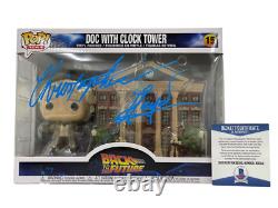 Christopher Lloyd Signed Back To The Future Town Clock Tower Funko Beckett 33