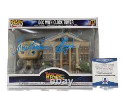 Christopher Lloyd Signed Back To The Future Town Clock Tower Funko Beckett 35