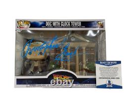 Christopher Lloyd Signed Back To The Future Town Clock Tower Funko Beckett 36