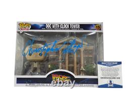 Christopher Lloyd Signed Back To The Future Town Clock Tower Funko Beckett 39