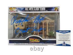 Christopher Lloyd Signed Back To The Future Town Clock Tower Funko Beckett 5