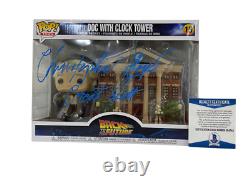Christopher Lloyd Signed Back To The Future Town Clock Tower Funko Beckett 6
