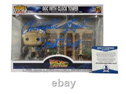 Christopher Lloyd Signed Back To The Future Town Clock Tower Funko Beckett 7