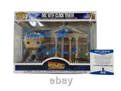 Christopher Lloyd Signed Back To The Future Town Clock Tower Funko Beckett 9