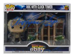 Christopher Lloyd Signed Back to the Future Clock Tower #15 Funko Pop JSA ITP