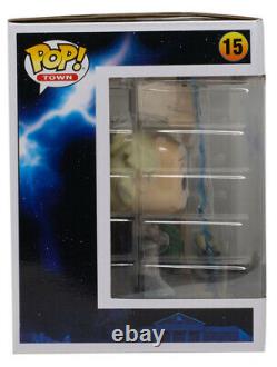 Christopher Lloyd Signed Back to the Future Clock Tower #15 Funko Pop JSA ITP