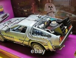 Christopher Lloyd Signed Back to the Future Delorean Autograph