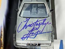 Christopher Lloyd Signed Back to the Future Delorean Autograph Beckett BAS COA