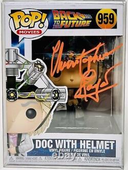 Christopher Lloyd Signed Back to the Future Doc Brown 959 Funko Auto withCOA