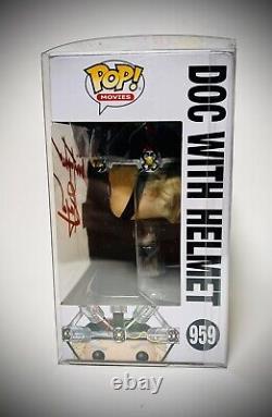 Christopher Lloyd Signed Back to the Future Doc Brown 959 Funko Auto withCOA