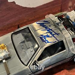 Christopher Lloyd Signed Back to the Future III Replica DeLorean 124 PSA/DNA