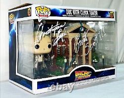 Christopher Lloyd Signed DOC Clock Tower Back To Future Funko POP 15 JSA