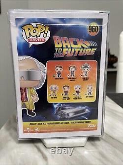 Christopher Lloyd Signed Doc 2015 Back To Future Funko POP 960 CoA with Protector