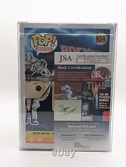 Christopher Lloyd Signed Doc With Helmet Back To The Future Funko Pop Jsa