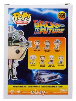 Christopher Lloyd Signed Doc with Helmet Back to the Future Funko Pop #959 JSA ITP