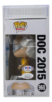 Christopher Lloyd Signed Encapsulated Back To The Future Doc 2015 Funko Pop PSA