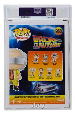 Christopher Lloyd Signed Encapsulated Back To The Future Doc 2015 Funko Pop PSA