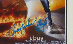 Christopher Lloyd Signed Framed 11x17 Back to the Future Poster Photo BAS ITP
