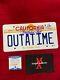 Christopher Lloyd Signed License Plate! Back To The Future! Beckett! Outtatime