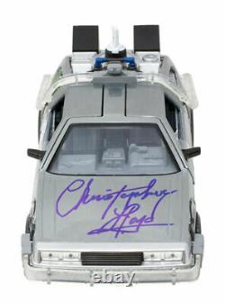 Christopher Lloyd Signed Light Up Back to the Future 2 118 Diecast Time Car PSA
