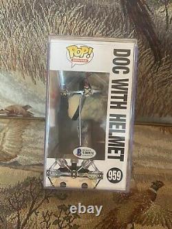 Christopher Lloyd Signed Pop Funko Figure Back To The Future Doc With Helmet Jsa