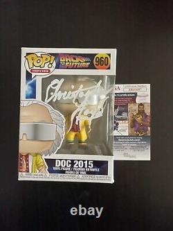Christopher Lloyd Signed Pop Funko Toy Jsa Coa Autographed Back To The Future 10