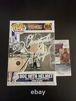 Christopher Lloyd Signed Pop Funko Toy Jsa Coa Autographed Back To The Future 6