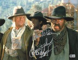 Christopher Lloyd Tom Wilson Signed 11x14 Photo Back To The Future Autograph Bas
