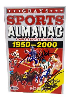 Christopher Lloyd Tom Wilson Signed Back To The Future Grays Almanac Beckett A
