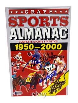 Christopher Lloyd Tom Wilson Signed Back To The Future Grays Almanac Beckett C