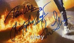 Christopher Lloyd Wilson Thompson Signed Back To The Future 11x17 Photo JSA