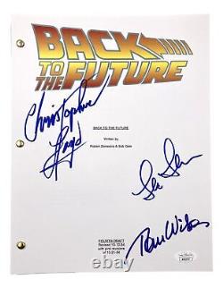 Christopher Lloyd Wilson Thompson Signed Back To The Future Movie Script JSA