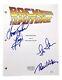 Christopher Lloyd Wilson Thompson Signed Back To The Future Movie Script Jsa