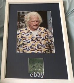 Christopher Lloyd autograph auto framed with Back to the Future 8x10 movie photo