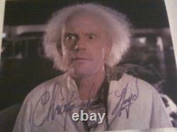 Christopher Lloyd autographed photo Back to the Future 8x10