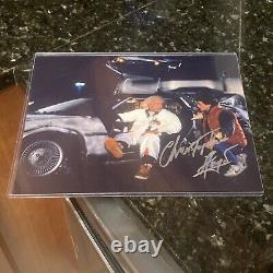 Christopher Lloyd signed Back To The Future 8 X 10 Photo