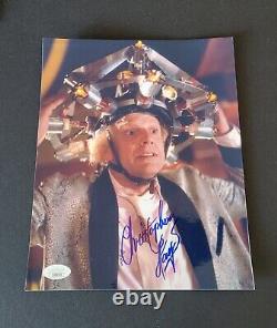 Christopher Lloyd signed Back To The Future Color 8 X 10 Photo Jsa Authenticated