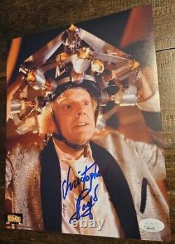Christopher Lloyd signed Back to the Future 8x10 picture. Comes with JSA
