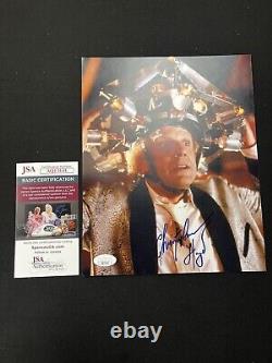 Christopher Lloyd signed photo 8X10 JSA COA autographed Back to the Future