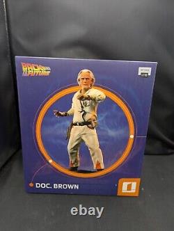 Doc Brown Iron Studios Statue Back to the Future Christopher Lloyd