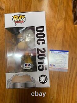 Funko Pop Autographed Christopher Lloyd Back to the Future Doc 2015 PSA