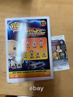 Funko Pop Autographed Christopher Lloyd Back to the Future Doc Einstein JSA