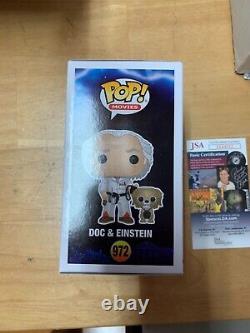 Funko Pop Autographed Christopher Lloyd Back to the Future Doc Einstein JSA