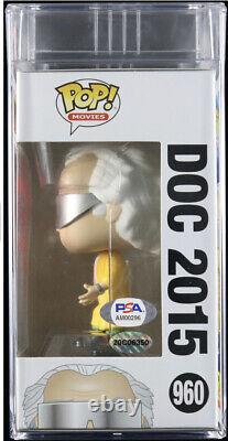 Funko Pop! Back To The Future 2 Signed Christopher Lloyd Psa/dna 8 Encapsulated