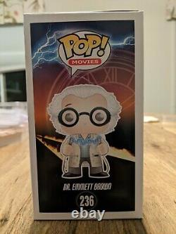 Funko Pop Back to the Future Dr. Emmett Brown #236 (Christopher Lloyd Signed)