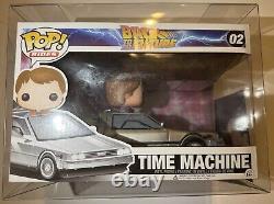 Funko Pop! Back to the Future -Time Machine / Signed Christopher Lloyd With COA