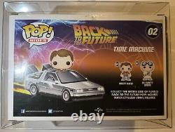 Funko Pop! Back to the Future -Time Machine / Signed Christopher Lloyd With COA